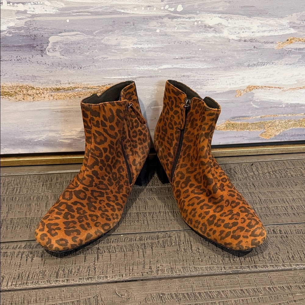Chic Cheetah Print Boots from Clark’s Collection.